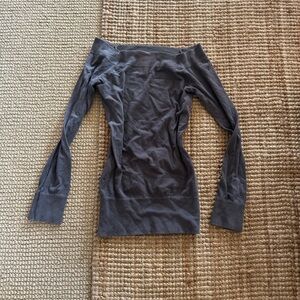 Off shoulder sweater